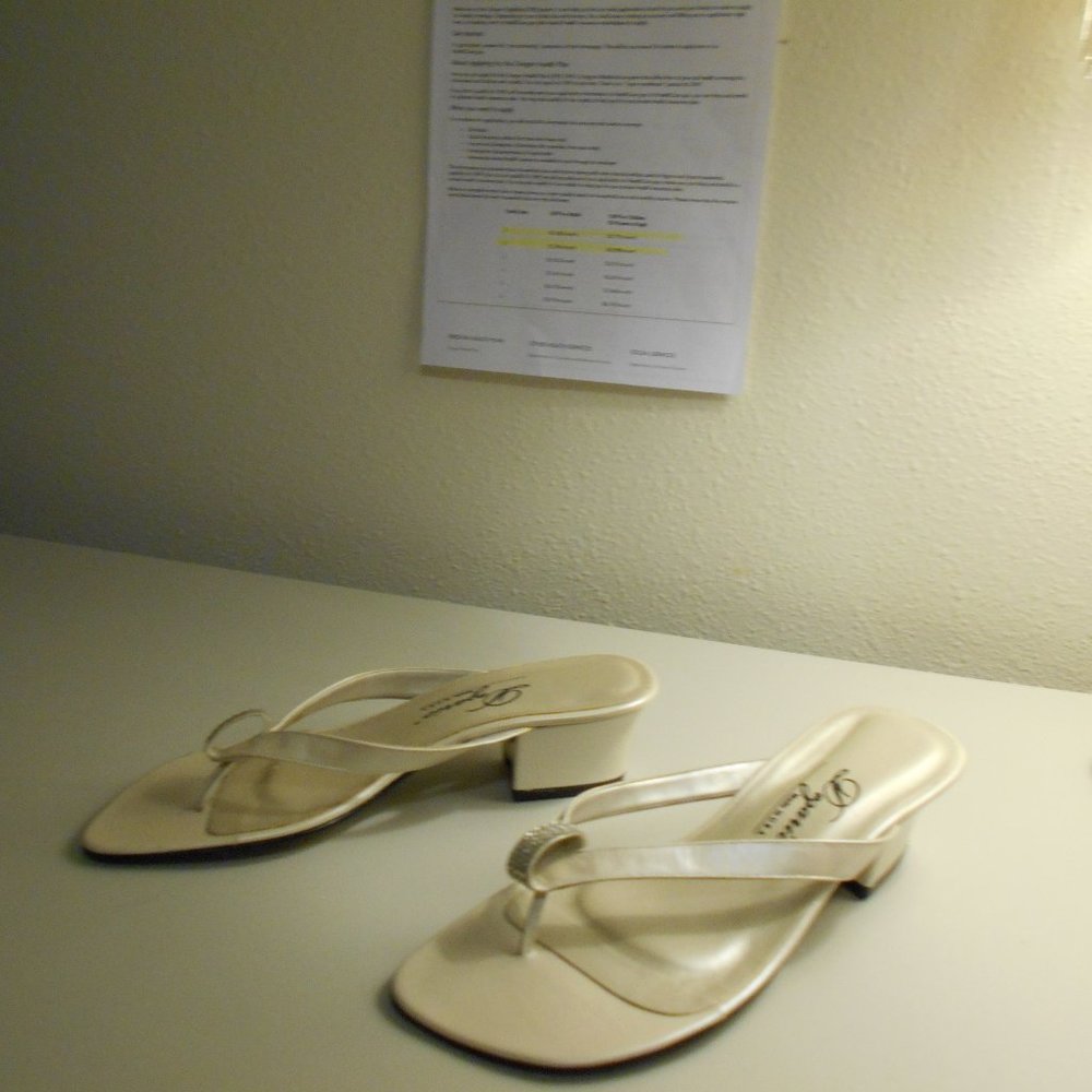 Desario Bridal Sandal Cream Metallic 7M